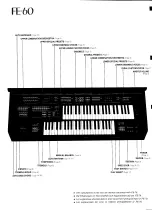 Предварительный просмотр 4 страницы Yamaha Electone FE-60 User Manual