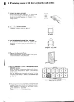 Preview for 6 page of Yamaha Electone FS-20 User Manual