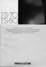 Yamaha Electone FS-50 User Manual preview