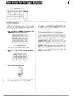 Preview for 9 page of Yamaha Electone FS-70 Manual