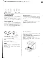 Предварительный просмотр 33 страницы Yamaha Electone FX-20 Manual