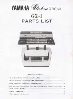 Предварительный просмотр 145 страницы Yamaha Electone GX-1 Service Manual