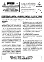 Предварительный просмотр 2 страницы Yamaha Electone HS-4 User Manual