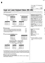 Предварительный просмотр 8 страницы Yamaha Electone MC-200 User Manual