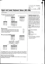 Предварительный просмотр 9 страницы Yamaha Electone MC-200 User Manual