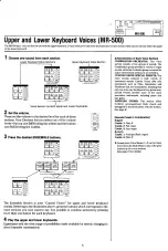 Предварительный просмотр 9 страницы Yamaha Electone MR-500 User Manual