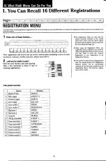 Предварительный просмотр 22 страницы Yamaha Electone MR-500 User Manual