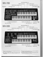 Preview for 2 page of Yamaha Electone MR-700 Manual