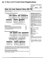 Preview for 8 page of Yamaha Electone MR-700 Manual