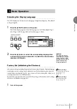 Предварительный просмотр 27 страницы Yamaha Electone STAGEA ELB-02 Owner'S Manual