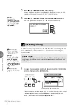 Предварительный просмотр 134 страницы Yamaha Electone STAGEA ELB-02 Owner'S Manual