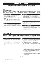 Preview for 2 page of Yamaha Electone Stagea ELS-01 Owner'S Manual