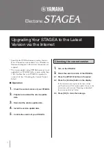 Preview for 1 page of Yamaha Electone Stagea Manual