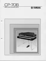 Предварительный просмотр 1 страницы Yamaha Electric Grand CP-70B Operating Manual