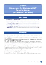 Yamaha Electric Keyboard MOTIF XS6/7/8 Software Manual preview