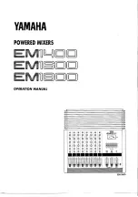 Yamaha EM-1400 Operation Manual preview