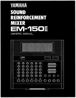 Yamaha EM-150II Owner'S Manual preview