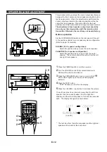 Предварительный просмотр 20 страницы Yamaha EM-202VCD Owner'S Manual