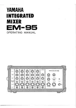 Yamaha EM-95 Operating Manual предпросмотр