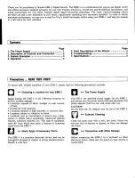 Предварительный просмотр 2 страницы Yamaha EME-1 User Manual