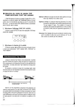 Предварительный просмотр 23 страницы Yamaha EMP700 (French) Manuel De Fonctionnement