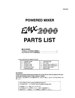 Предварительный просмотр 36 страницы Yamaha EMX 2000 Service Manual