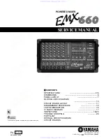 Preview for 1 page of Yamaha EMX 600 Service Manual