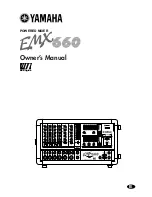 Yamaha EMX 660 Owner'S Manual preview