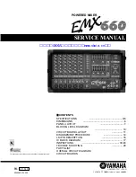 Preview for 1 page of Yamaha EMX 660 Service Manual