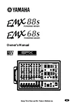 Preview for 1 page of Yamaha EMX 68S Owner'S Manual