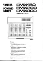 Preview for 1 page of Yamaha EMX150 Operating Manual