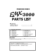 Preview for 50 page of Yamaha EMX3000 Service Manual