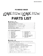 Предварительный просмотр 87 страницы Yamaha EMX512SC Service Manual