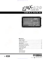 Preview for 1 page of Yamaha EMX620 Service Manual