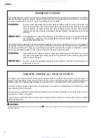 Preview for 2 page of Yamaha EMX620 Service Manual