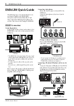 Preview for 8 page of Yamaha EMX62M Owner'S Manual