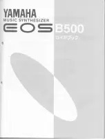 Preview for 2 page of Yamaha EOS B500 (Japanese) Owner'S Manual