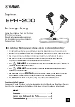 Preview for 12 page of Yamaha EPH-200 Owner'S Manual