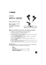 Preview for 27 page of Yamaha EPH-200 Owner'S Manual