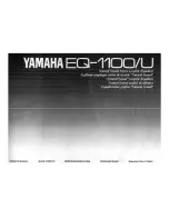 Preview for 1 page of Yamaha EQ-1100 Owner'S Manual