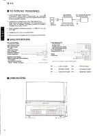 Предварительный просмотр 2 страницы Yamaha EQ-630 Service Manual