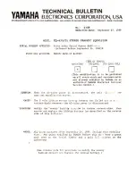 Preview for 39 page of Yamaha EQ-630 Service Manual