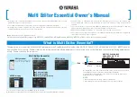 Yamaha Essential Owner'S Manual предпросмотр