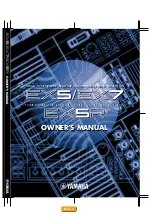 Yamaha EX5 Owner'S Manual preview