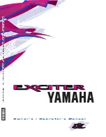 Yamaha EXCITER Owner'S/Operator'S Manual preview
