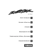 Preview for 3 page of Yamaha EXCTER220 Owner'S Manual