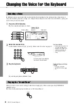 Предварительный просмотр 26 страницы Yamaha EZ-220 Page Turner Owner'S Manual