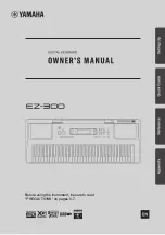 Yamaha EZ-300 Owner'S Manual предпросмотр