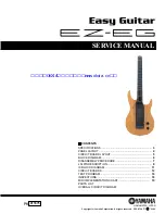 Yamaha EZ-EG Service Manual preview