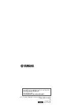 Предварительный просмотр 44 страницы Yamaha EZ-TP Owner'S Manual